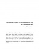 Ensayo de EL cuerpo sin órganos y la mercantilización del deseo