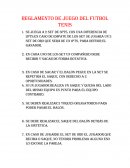 El nuevo Reglamento de juego del Futbol tenis