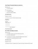 El Examen parcial derecho laboral