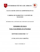 Tema: Generalidades de la Psicología