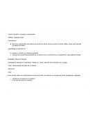 Reconoce característica del sistema de escritura al utilizar recursos propios (marcas, grafías, letras)