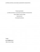 El nuevo Ensayo argumentativo La Política económica y las escuelas de pensamiento macroeconómico