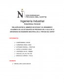 Relación entre el ambiente de estudio y el rendimiento académico de los estudiantes de pregrado del II ciclo de la Universidad de Ingeniería Industrial en la Privada del Norte