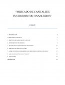 EL MERCADO DE CAPITALES E INSTRUMENTOS FINANCIEROS