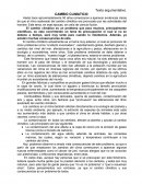 EN QUE CONSISTE EL GRAN CAMBIO CLIMATICO