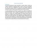 La nueva Crisis económica del 2008