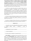 LA ASAMBLEA ORDINARIA OTORGAMIENTO DE FACULTADES Y NOMBRAMIENTO DE COMISARIO