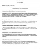 Obra de lenguaje Nombre de la obra: El golpe Fina