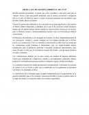 CRITICA A LEY DE GESTIÒN AMBIENTAL