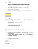 ¿El derecho de las obligaciones porque cuerpo legal está regulado?
