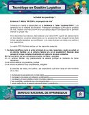 Se debe identificar como el actor principal de su vida, responder ¿quién es usted en el entorno familiar, en el entorno laboral y/o en el académico?