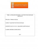 La realidad Nacional y las Políticas Sociales (2000-2016)
