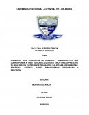 CONSULTE TRES CONCEPTOS DE DERECHO ADMINISTRATIVO QUE CORRESPONDA A TRES AUTORES; LUEGO EN CINCO LINEAS PRESENTE SU ANÁLISIS