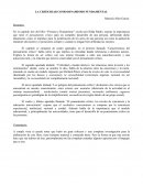 LA CRITICIDAD COMO DINAMISMO FUNDAMENTAL