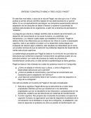 SÍNTESIS “CONSTRUCTIVISMO A TRES VOCES. PIAGET”