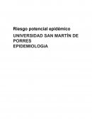 Riesgo potencial epidémico