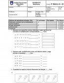 Prueba Multiplicación y división