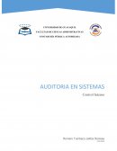 Auditoria de sistema de control interno