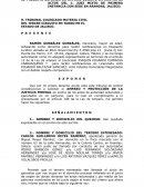 DEMANDA DE AMPARO DIRECTO EN CONTRA DE ACTOS