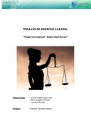TRABAJO DE DERECHO LABORAL “Mapa Conceptual- Seguridad Social”