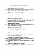 Actividad Política y prácticas de Recursos Humanos