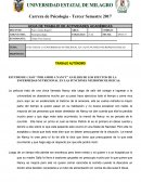 ANALISIS DE LA PELICULA POR AMOR A NANCY