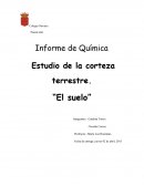 Estudio de la corteza terrestre.