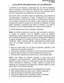 CUAL ES LA FILOSOFÍA ORGANIZACIONAL EN LAS EMPRESAS