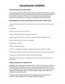 Socialización GAMAC - Pruebas Selectivas de Información: