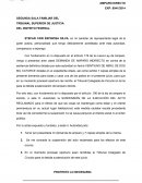 Tener por presentada mi demanda de amparo y 7 copias simples de la misma