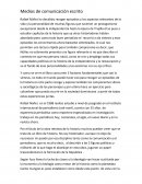 Cuales son los Medios de comunicación escrito