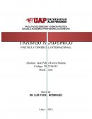 POLITICA Y COMERCIAL INTERNACIONAL - TRABAJO ACADEMICO