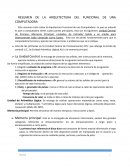 RESUMEN DE LA ARQUITECTURA DEL FUNCIONAL DE UNA COMPUTADORA