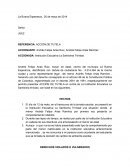 REFERENCIA: ACCIÓN DE TUTELA