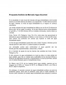 Propuesta Análisis de Mercado Agua Gourmet