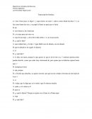 Cual es la Transcripción linguística