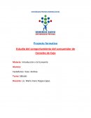 El trabajo de investigacion se lo realizo ara estudiar el consumo de los Cereales de Caja como ser las Ojuelas de Trigo