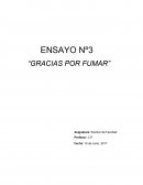 ENSAYO “GRACIAS POR FUMAR”