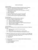 CUESTIONARIO Y CONCEPTOS PRELIMINARES DEL DERECHO INTERNACIONAL PÚBLICO.