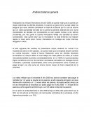 Análisis balance general financiero