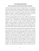 Ensayo “LOS ANTIGUOS MEXICANOS”