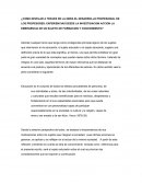 Un Mapa conceptual - Integración Investigación - Conocimiento - Ciencias Sociales