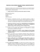 ESQUEMA DE SOLUCIONARIO SEGUNDO TRABAJO ADMINISTRACIÓN DE PROCESOS
