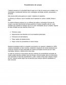 Procedimientos de compras