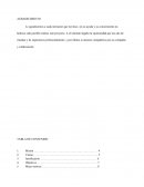 Ensayo de Un nuevo Emprendimiento