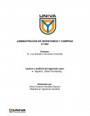 Administración de inventarios y compras