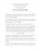 Amor a la muerte por los biofilos