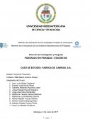 CASO DE ESTUDIO: FABRICA DE CAMISAS, S.A.