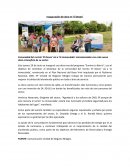 Comunidad del recinto ‘El Deseo’ vía a ‘la Inmaculada’ entusiasmadas con esta nueva obra a beneficio de su sector.