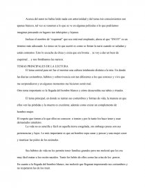 Ensayo de el pais de las sombras largas. Página 1